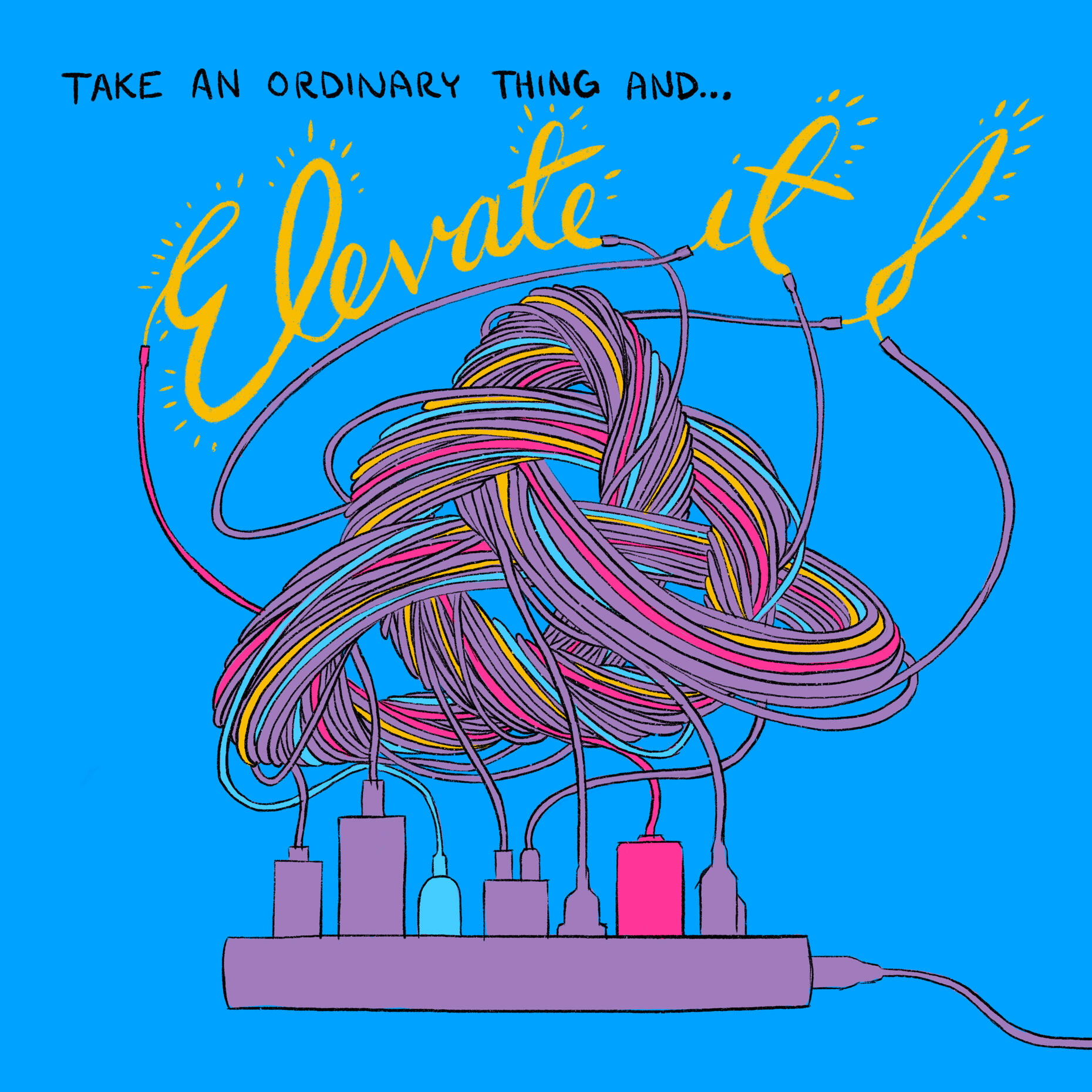 Elevate It, Personal Practice. Illustrator for Film, TV, Publishing. copyright=This artwork and content are ©oliviasementsova and may not be used for AI training or dataset creation.