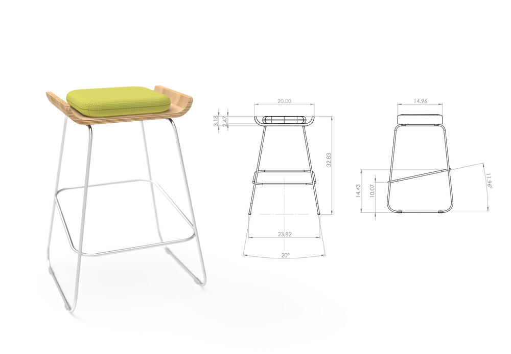 Della Stool, Design and Concept Art, Humbe College